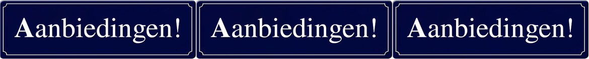 AANBIEDINGEN AANBIEDINGEN